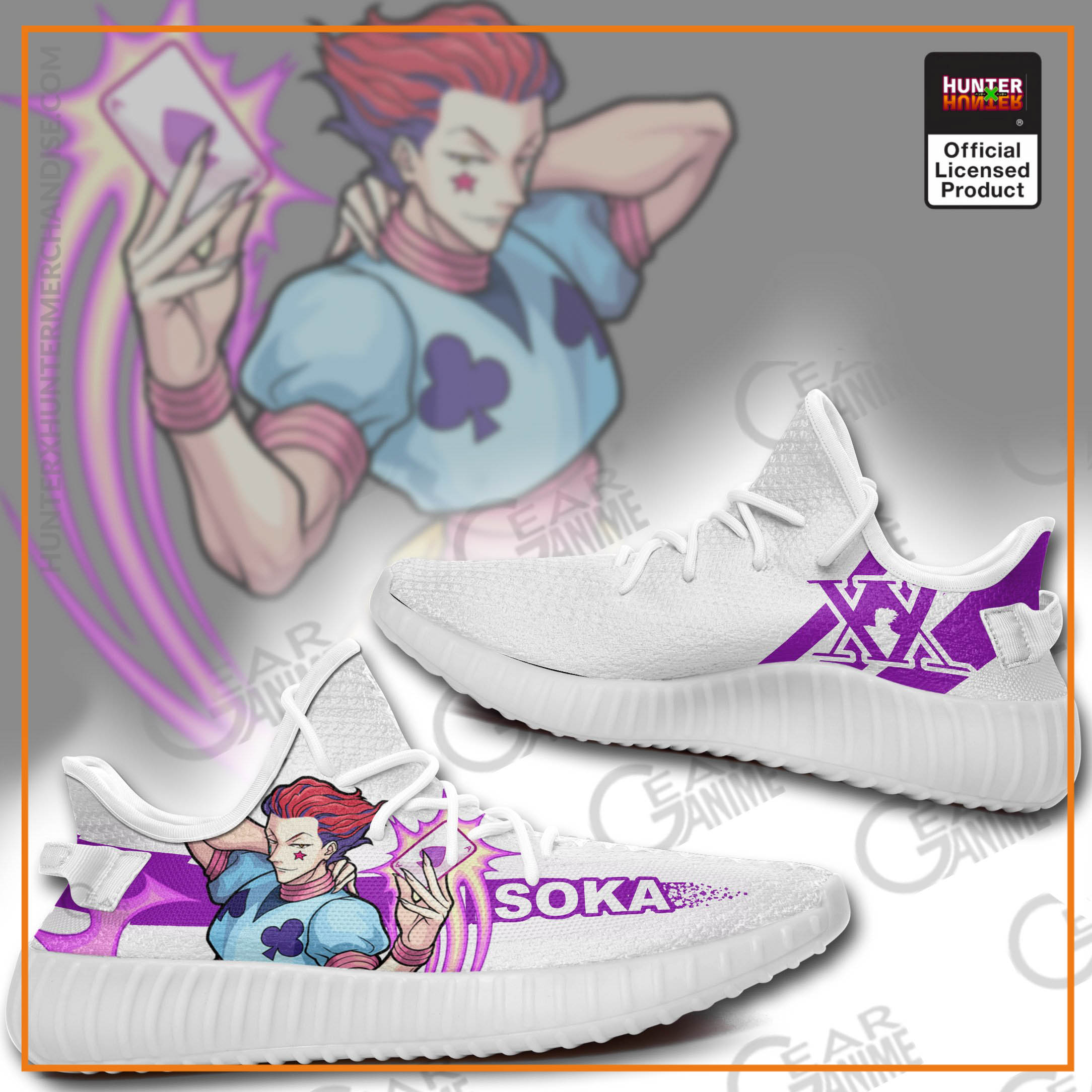 Hisoka Morow Hunter X Hunter Yeezy Shoes Hisoka Morow Hunter X Hunter Yeezy Shoes